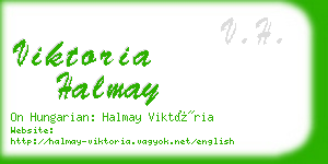 viktoria halmay business card